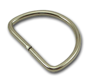 B-DR-02 1500 Silver Metal D-Ring